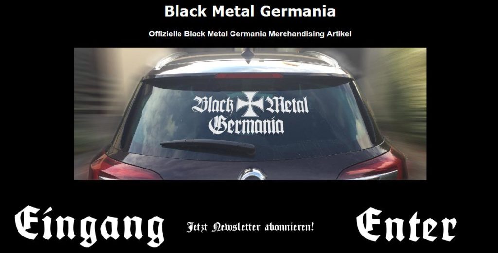 Offizielle Black Metal Germania Merchandising Artikel
